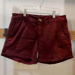 American Eagle Purple Midi Shorts